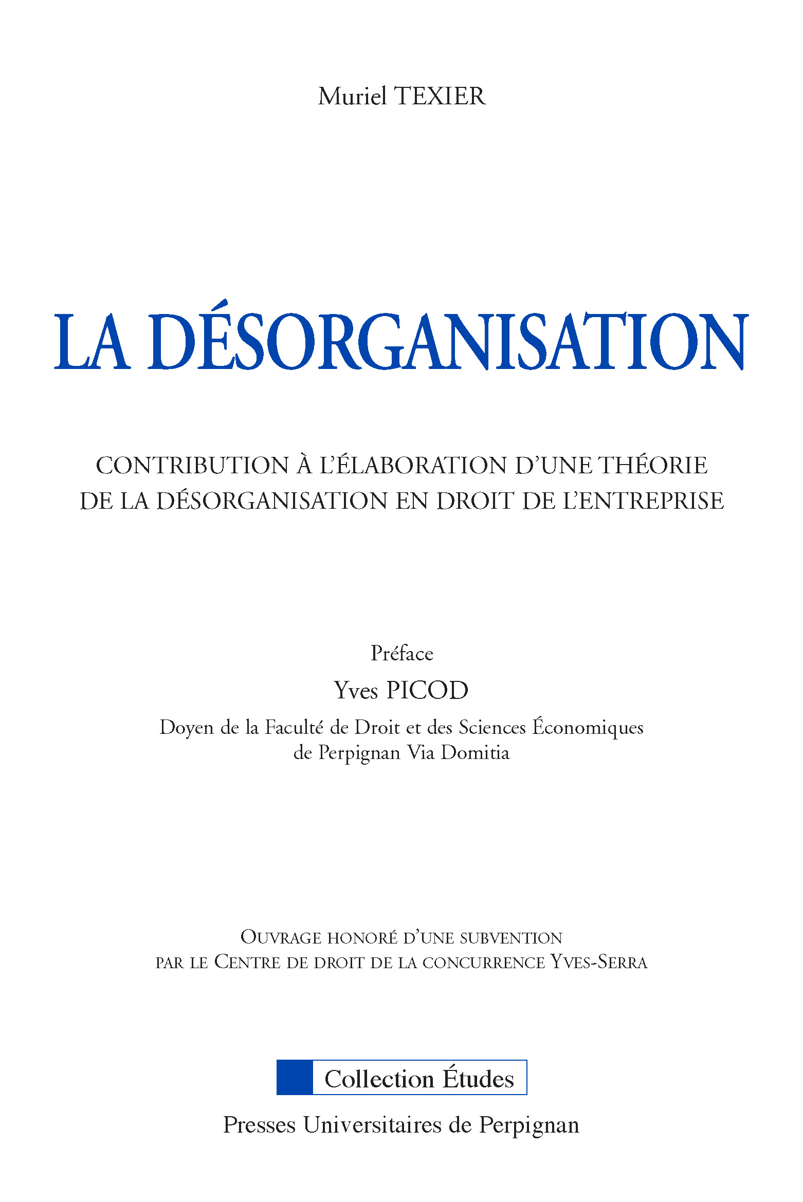 La désorganisation