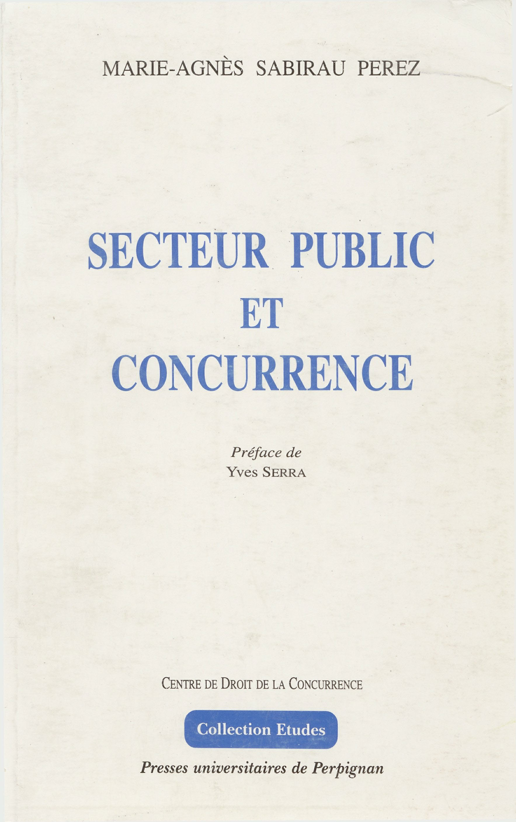 Secteur public et concurrence