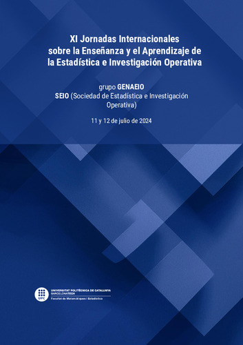 XI Jornadas Internacionales sobre la Enseñanza y el Aprendizaje de la Estadística e Investigación Operativa