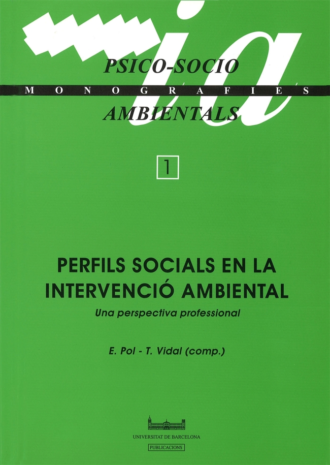 Perfils socials en la intervenció ambiental (Una perspectiva professional)