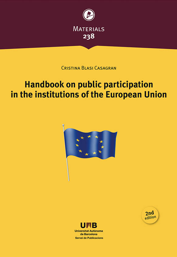 Handbook on public participation in the institutions of the European Union (2nd edition)